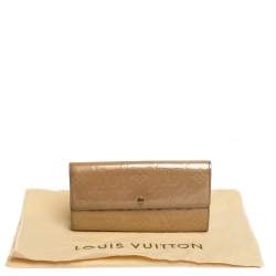 Louis Vuitton Noisette Monogram Vernis Sarah Wallet 