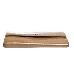 Louis Vuitton Noisette Monogram Vernis Sarah Wallet 