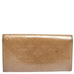 Louis Vuitton Noisette Monogram Vernis Sarah Wallet 
