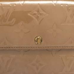 Louis Vuitton Noisette Monogram Vernis Sarah Wallet 