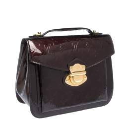 Pre Owned Louis Vuitton Amarante Monogram Vernis Mirada Bag 