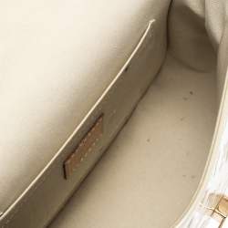 مملوكة مسبقًا Louis Vuitton Blanc Corail Monogram Vernis Bellflower PM Bag