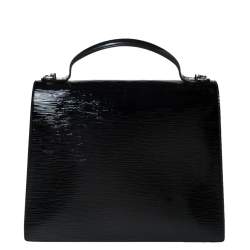 Pre Owned Louis Vuitton Black Electric Epi Leather Sevigne GM Bag