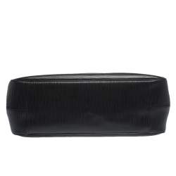 مملوكة مسبقًا حقيبة لوى فيتون باسي جلد جلد أيبي سوداء GM