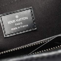 مملوكة مسبقًا حقيبة لوى فيتون باسي جلد جلد أيبي سوداء GM