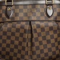 Pre Owned Louis Vuitton Damier Ebene Canvas Trevi GM Bag
