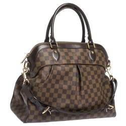 Pre Owned Louis Vuitton Damier Ebene Canvas Trevi GM Bag