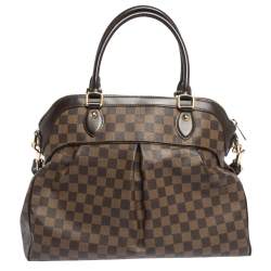 Pre Owned Louis Vuitton Damier Ebene Canvas Trevi GM Bag