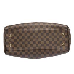 Pre Owned Louis Vuitton Damier Ebene Canvas Trevi GM Bag