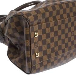 Pre Owned Louis Vuitton Damier Ebene Canvas Trevi GM Bag