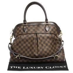 Pre Owned Louis Vuitton Damier Ebene Canvas Trevi GM Bag