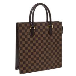 Pre Owned Louis Vuitton Damier Ebene Canvas Venice Sac Plat Bag
