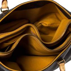Pre Owned Louis Vuitton Saffran Monogram Canvas Pallas MM Bag