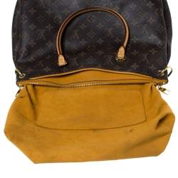 Pre Owned Louis Vuitton Saffran Monogram Canvas Pallas MM Bag