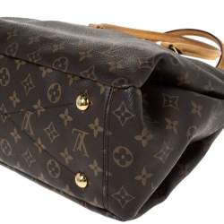 Pre Owned Louis Vuitton Saffran Monogram Canvas Pallas MM Bag