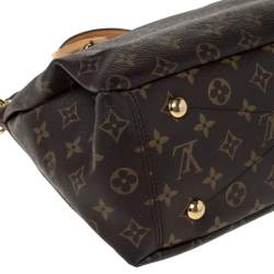 Pre Owned Louis Vuitton Saffran Monogram Canvas Pallas MM Bag