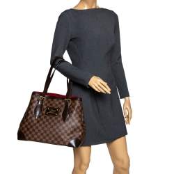 Pre Owned حقيبة لوي فيتون هامبستيد كانفاس دامييه أيبين MM