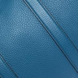 Louis Vuitton Blue Taurillon Leather Keepall Bandouliere 45 