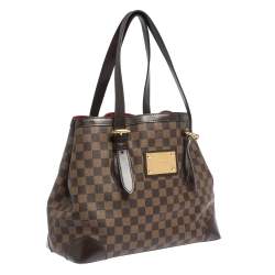 Pre Owned حقيبة لوي فيتون هامبستيد كانفاس دامييه أيبين MM