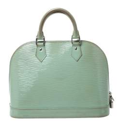 Pre Owned Louis Vuitton Amande  Electric Epi Leather Alma PM Bag