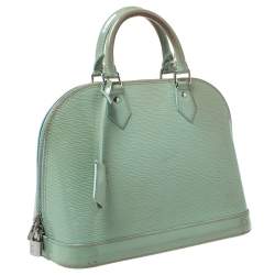 Pre Owned Louis Vuitton Amande  Electric Epi Leather Alma PM Bag