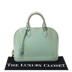 Pre Owned Louis Vuitton Amande  Electric Epi Leather Alma PM Bag
