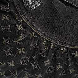 مملوكة مسبقًا Louis Vuitton Black Monogram Denim Neo Cabby MM Bag