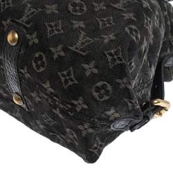 مملوكة مسبقًا Louis Vuitton Black Monogram Denim Neo Cabby MM Bag