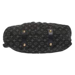 مملوكة مسبقًا Louis Vuitton Black Monogram Denim Neo Cabby MM Bag
