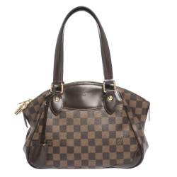 Pre Owned Louis Vuitton Damier Ebene Canvas Verona PM Bag