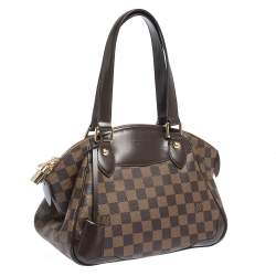 Pre Owned Louis Vuitton Damier Ebene Canvas Verona PM Bag