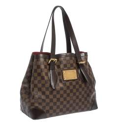 Pre Owned Louis Vuitton Damier Ebene Canvas Hampstead MM Bag