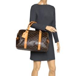 Pre Owned Louis Vuitton Monogram Canvas Carryall Duffel Bag