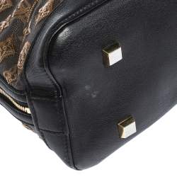 Pre Owned Louis Vuitton Black Monogram Canvas Limited Edition Eclipse Alma Bag