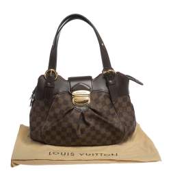 Pre Owned Louis Vuitton Damier Ebene Canvas Sistina PM Bag