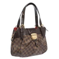 Pre Owned Louis Vuitton Damier Ebene Canvas Sistina PM Bag