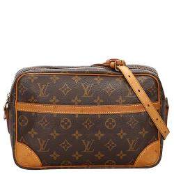 Pre Owned Louis Vuitton Brown Monogram Canvas Trocadero 27 Bag