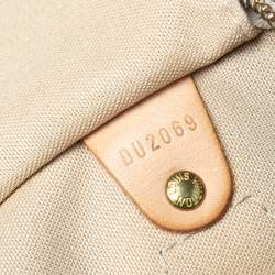 Pre Owned حقيبة لوي فيتون "سبيدي 35" كانفاس دامييه أزرق سماوي