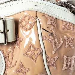 Pre Owned Louis Vuitton Rose Monogram Limited Edition Speedy Bouclettes Round Bag