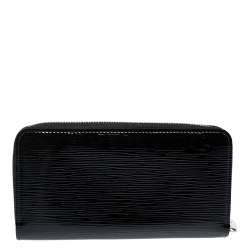 Pre Owned محفظة لوي فيتون "زيبي" جلد إيبي أسود اليكتريك