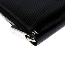 Pre Owned محفظة لوي فيتون "زيبي" جلد إيبي أسود اليكتريك