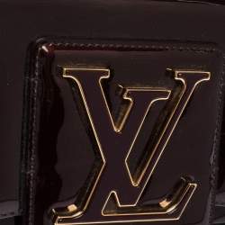 Pre Owned Louis Vuitton Amarante Vernis Sobe Clutch