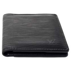 Pre Owned Louis Vuitton Black Epi Leather Pocket Organizer
