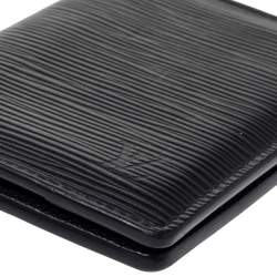 Pre Owned Louis Vuitton Black Epi Leather Pocket Organizer