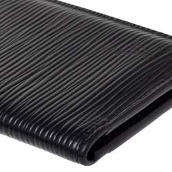 Pre Owned Louis Vuitton Black Epi Leather Pocket Organizer