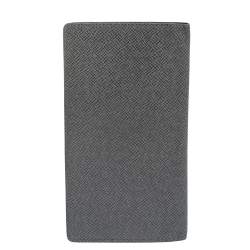 Louis Vuitton Grey Taiga Leather Brazza Wallet