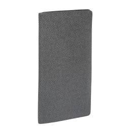 Louis Vuitton Grey Taiga Leather Brazza Wallet