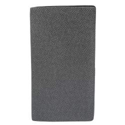 Louis Vuitton Grey Taiga Leather Brazza Wallet