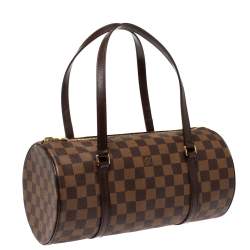 Pre Owned Louis Vuitton Damier Ebene Canvas Papillon 30 Bag 