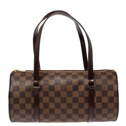 Pre Owned Louis Vuitton Damier Ebene Canvas Papillon 30 Bag 